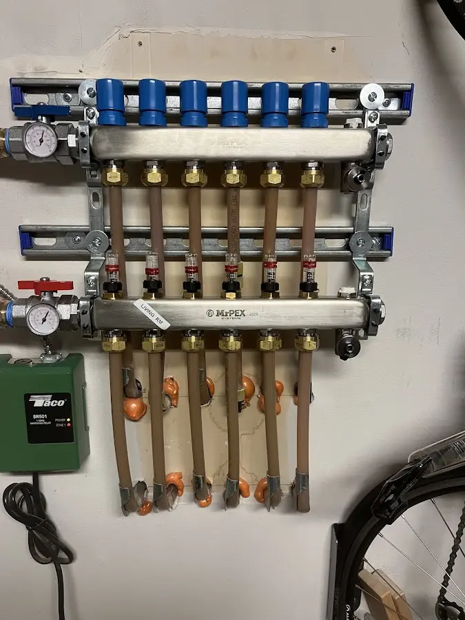 Plumber performing Leak Detection at a residential property in Faribault